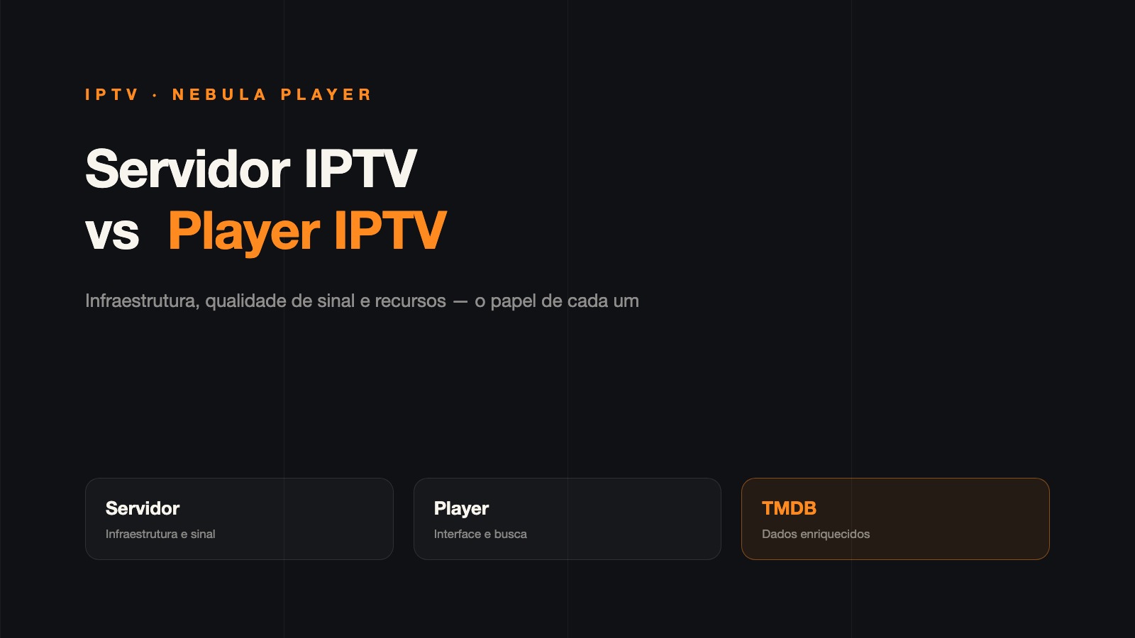 Servidor IPTV e player IPTV: qual a diferença?